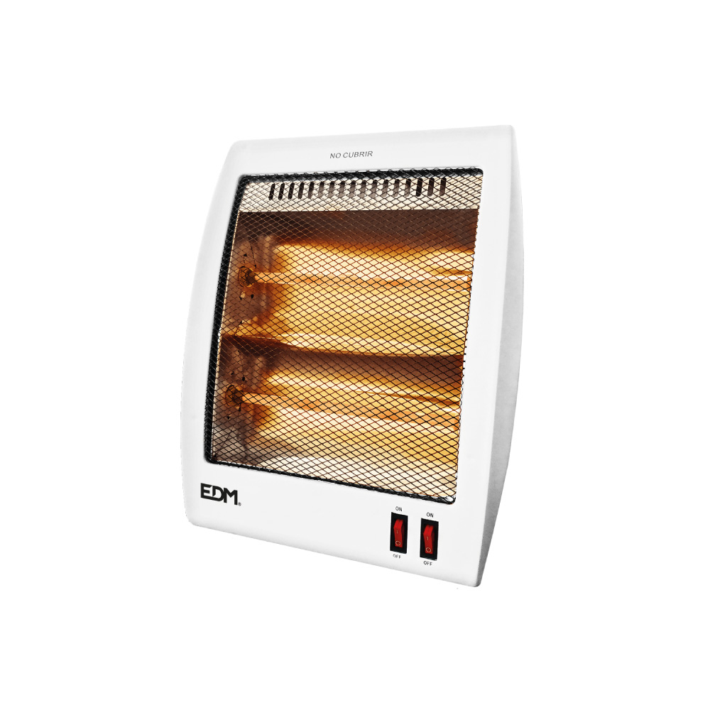 Chauffage Blanc 2 Barres Quartz - Puissance 400-800W, Système Anti-basculement, Chauffage D'appoint Efficace - 5