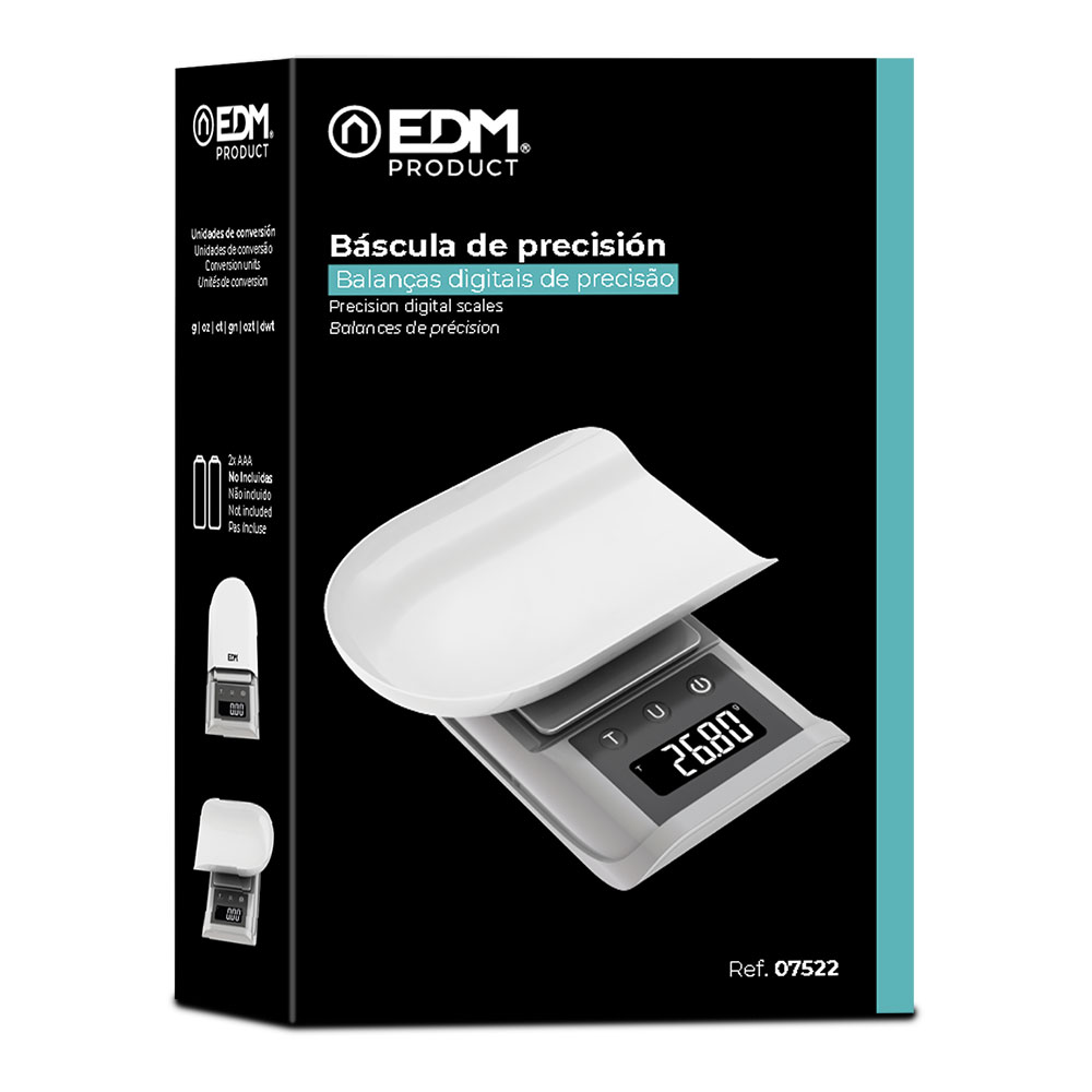Bascula de precision digital max. 200g edm