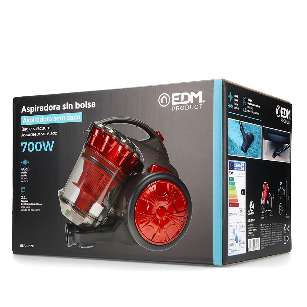 Buy Aspirador sin Bolsa Multiciclónico EDM 700w