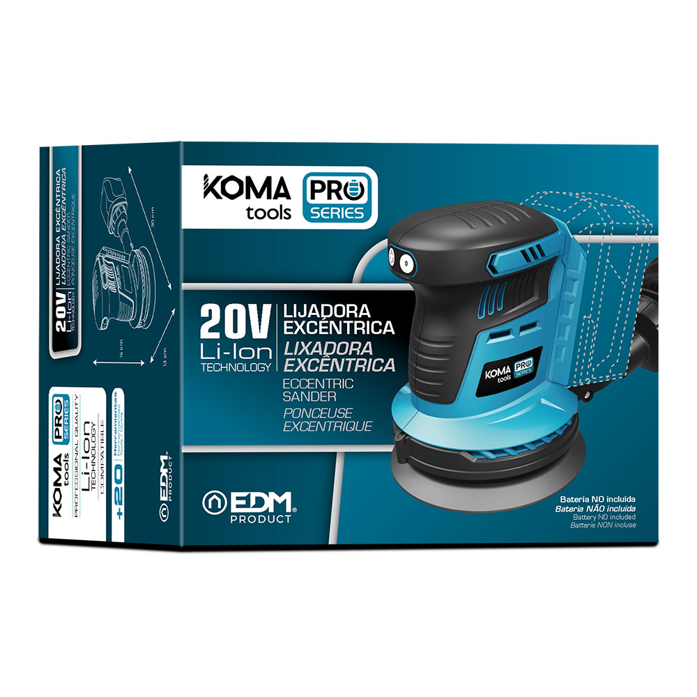 Ponceuse triangulaire KOMA - 20V - sans batterie ni chargeur - 08753 Ponceuse triangulaire KOMA - 20V - sans batterie ni chargeur - 08753