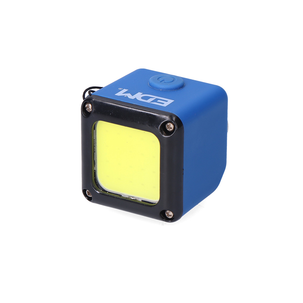 Linterna LED EDM COB 8W 500lm recargable con USB