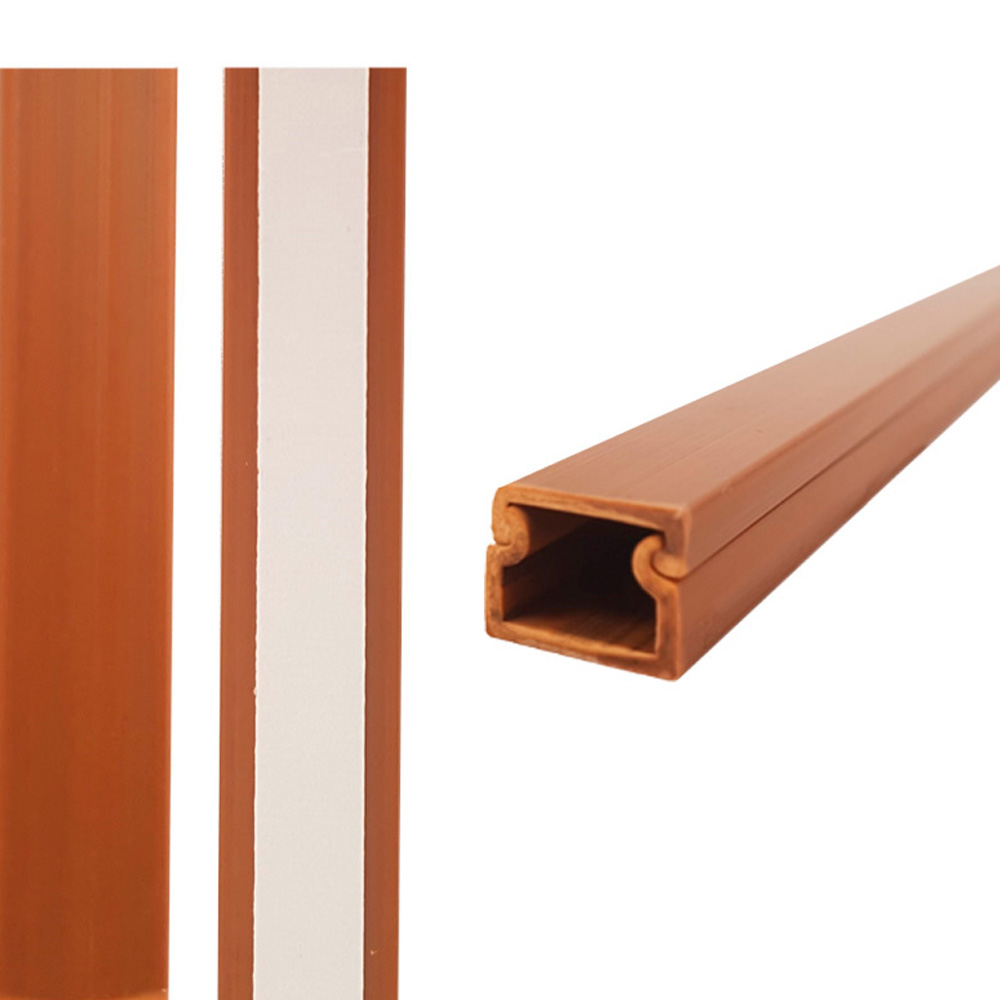 Mini Chaîne Adhésive EDM 2m Bois Clair - Canal Adhésif 19x11mm
