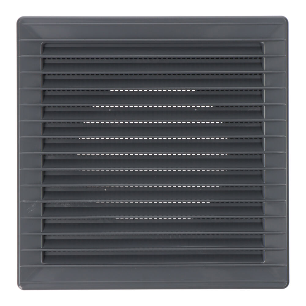 BUILT-IN SQUARE VENTILATION GRILLE Ø 100mm WITH MOSQUITO NET 170x170x11 ...