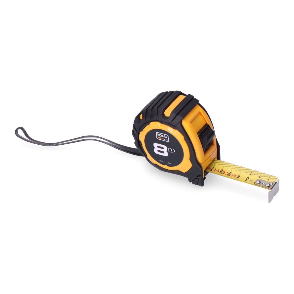Ruban à Mesurer Mota – 8 M X 25 Mm, Avec Frein ABS, Compact Et Robuste