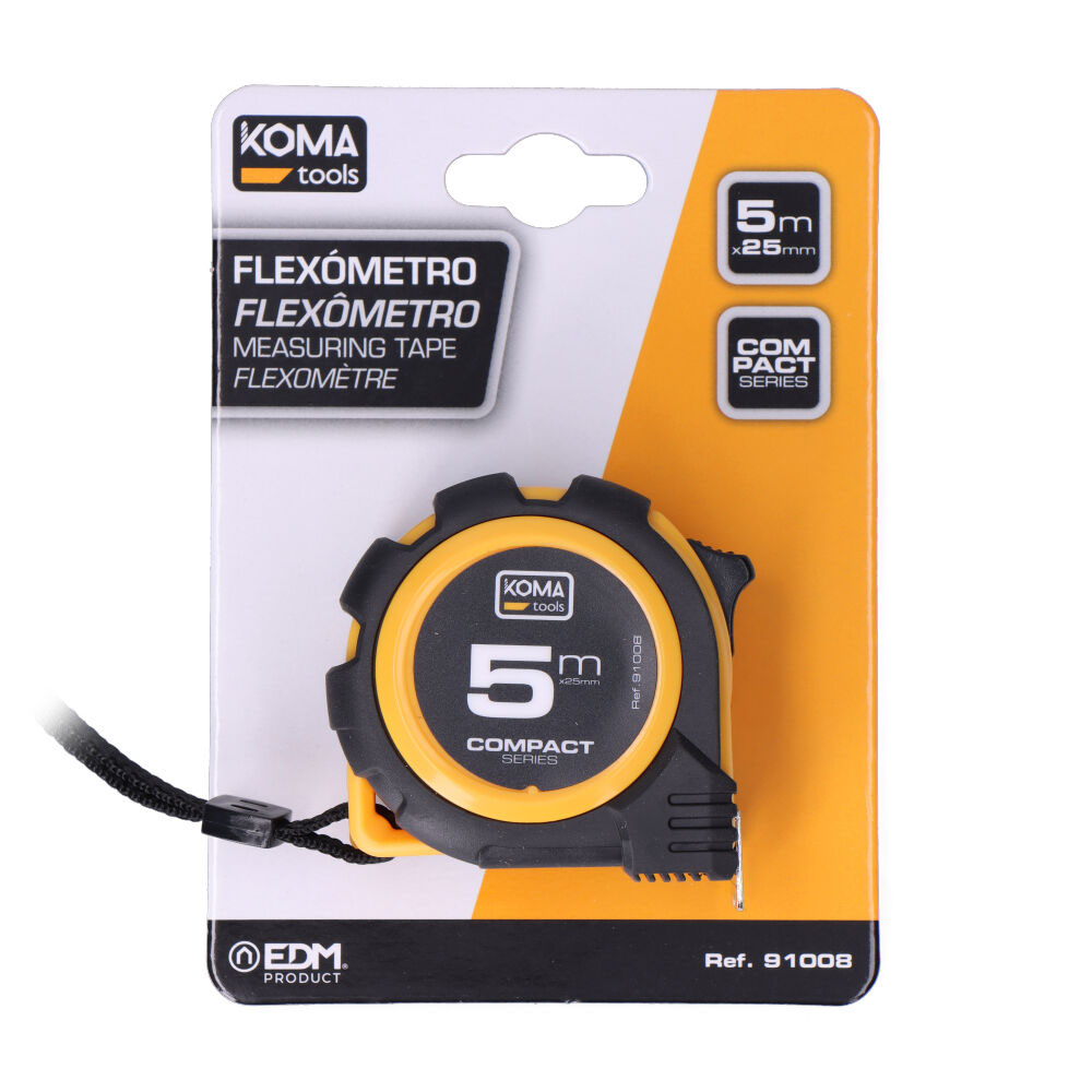 FISCO AW5M/D - Flexómetro A1 PLUS, 5m X 25mm