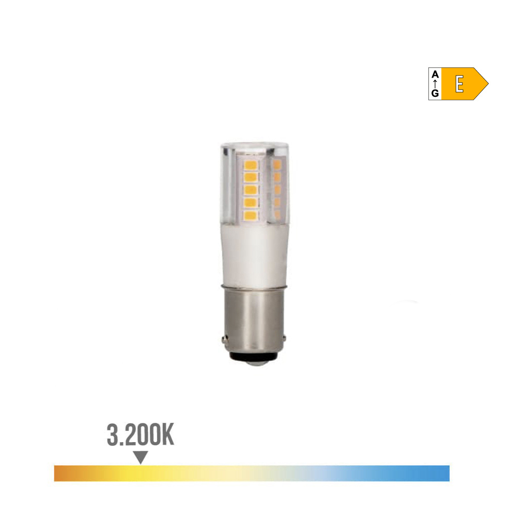 AMPOULE LED BAIONNETTE B15d 6W 700lm 3200K LUMIÈRE CHAUDE Ø1.7x5.7cm EDM